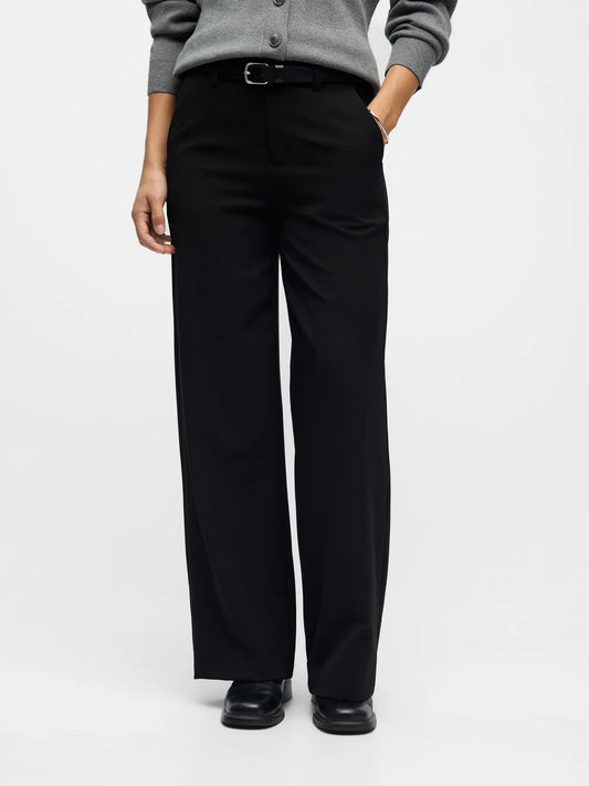 OBJLISA WIDE PANT BLACK