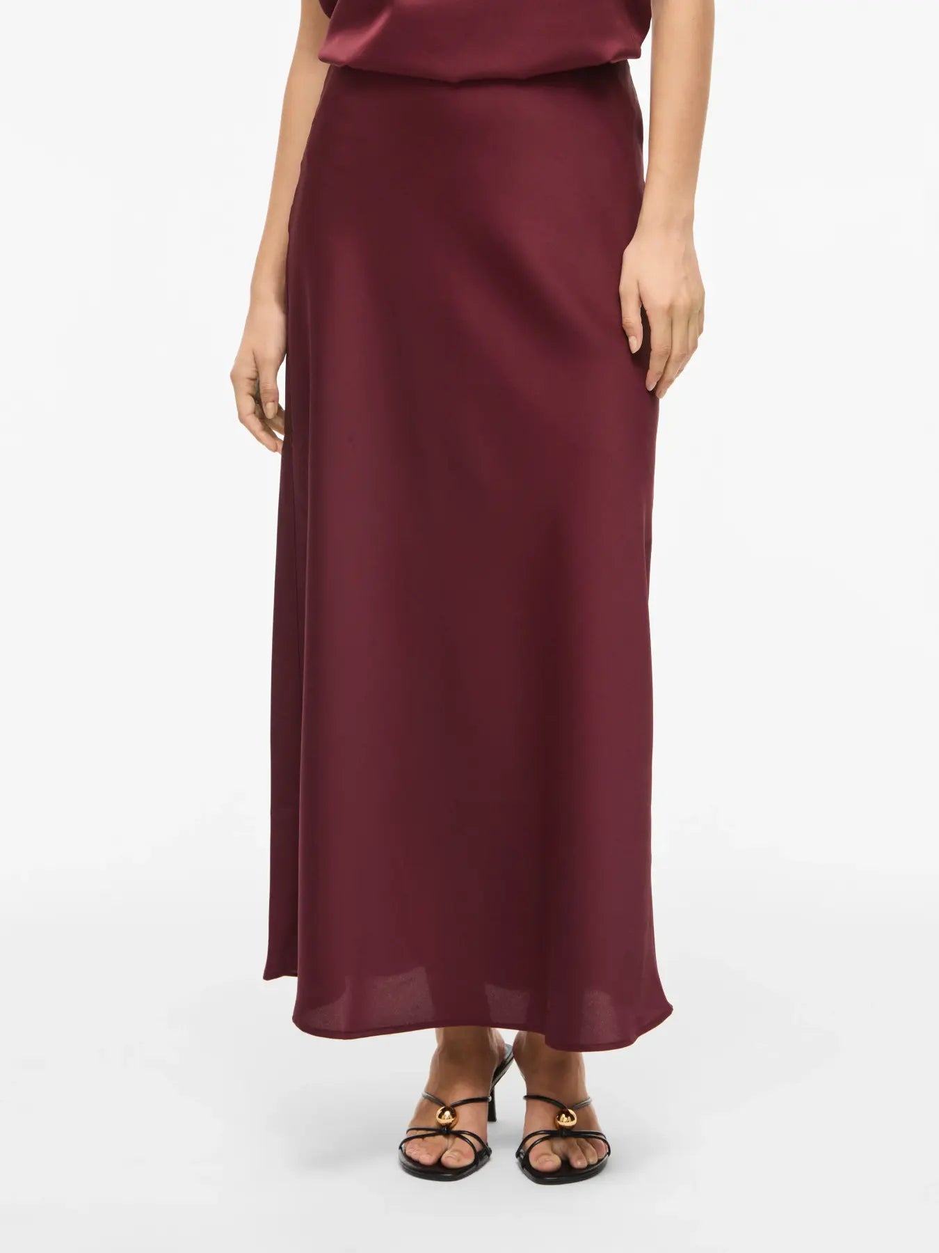 VIELLETTE HW MIDI SKIRT PORT ROYAL