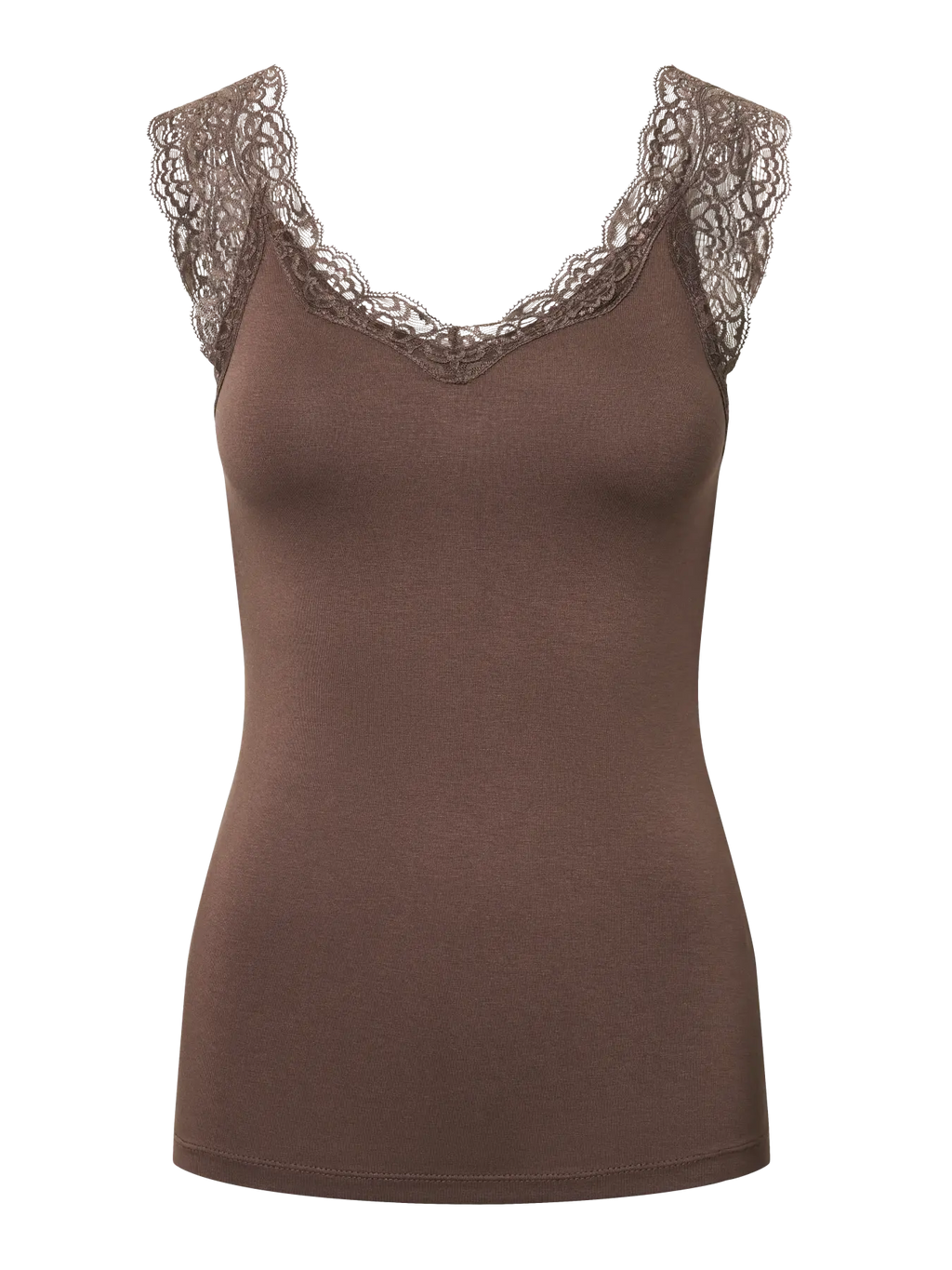 PCBARBERA LACE TOP HOT FUDGE