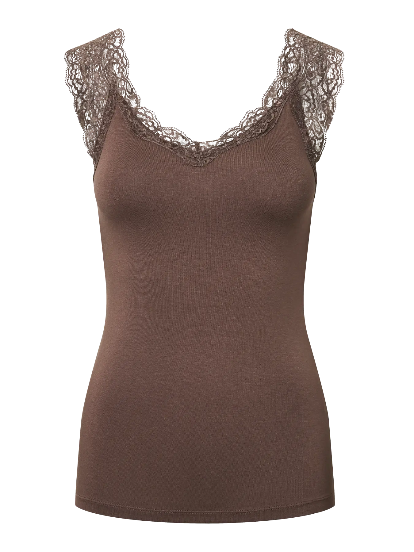 PCBARBERA LACE TOP HOT FUDGE