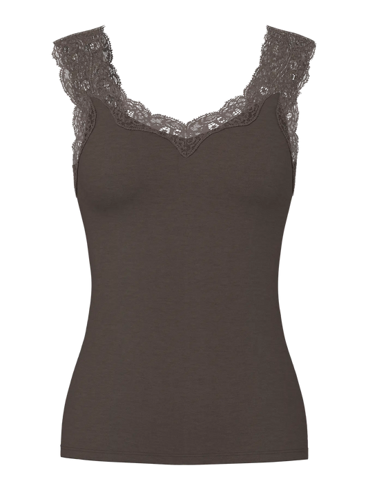 PCBARBERA LACE TOP HOT FUDGE