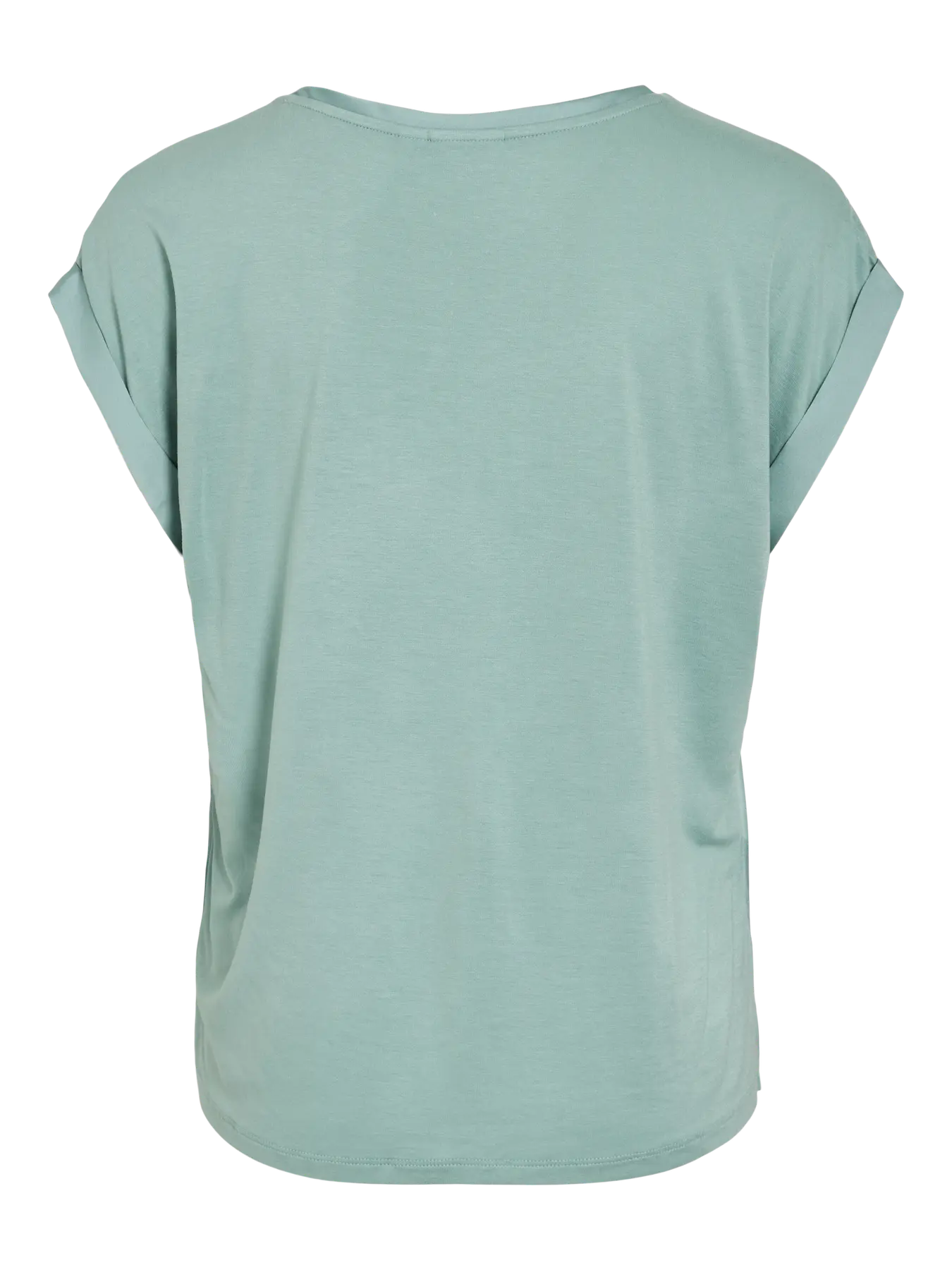 VIELLETTE S/S SATIN TOP BLUE SURF