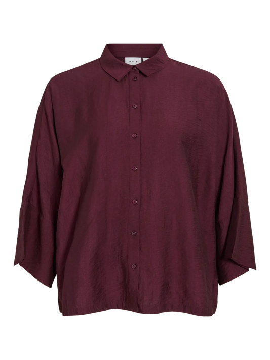VISARA 3/4 BACK DETAIL SHIRT
