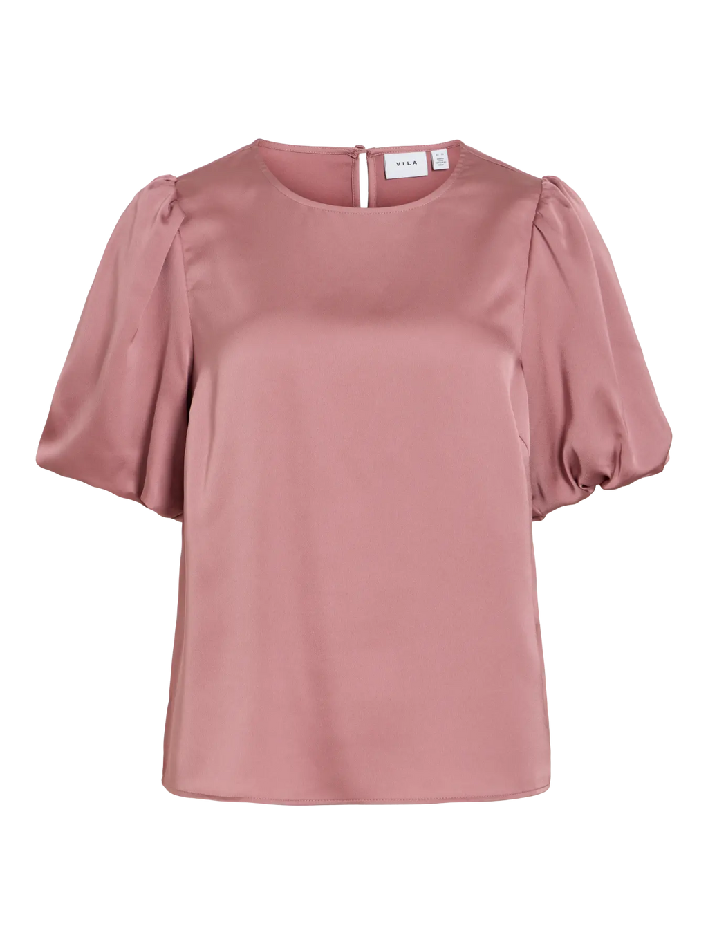 VIELLETTE 2/4 SATIN PUFF TOP NOSTALGIA ROSE