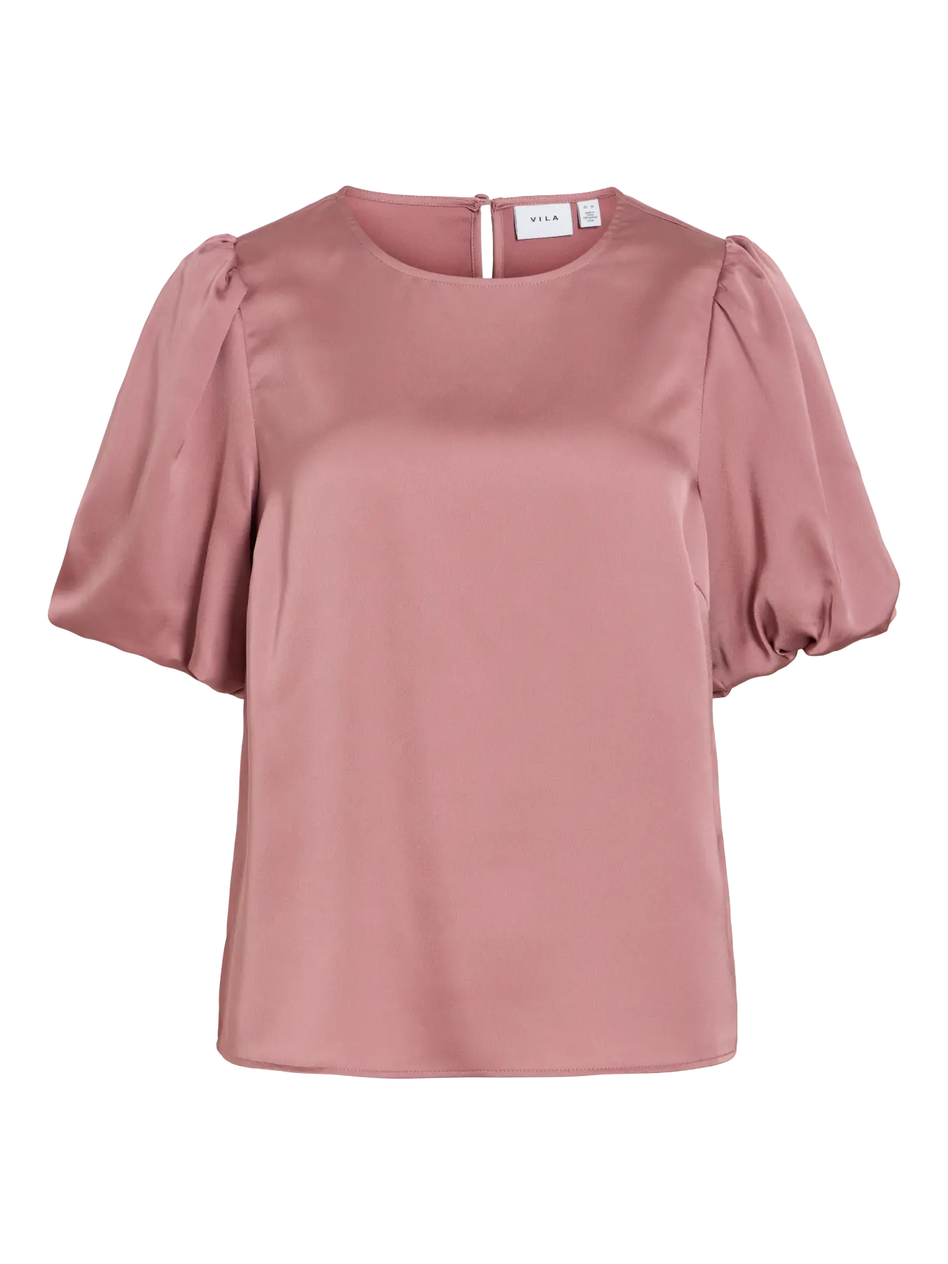 VIELLETTE 2/4 SATIN PUFF TOP NOSTALGIA ROSE
