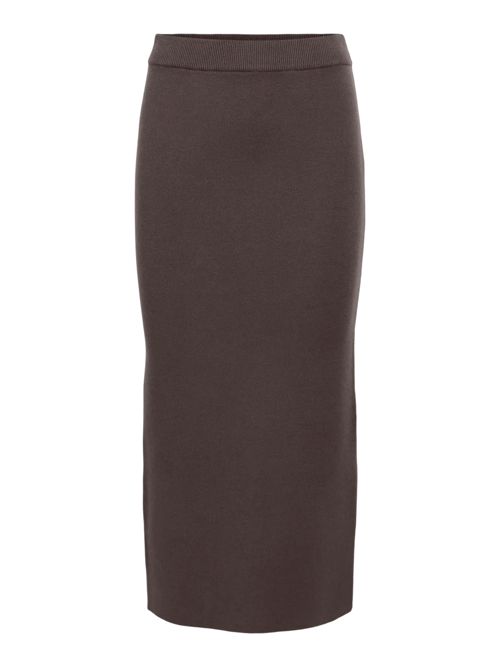 OBJREYNARD HW KNIT SKIRT SEAL BROWN