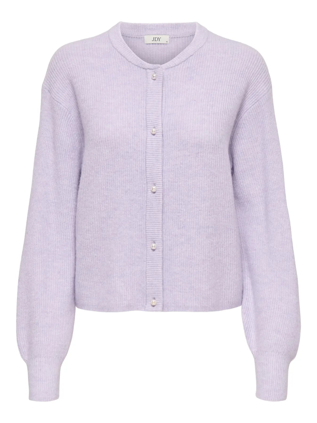 JDYLUMI L/S BUTTON CARDIGAN LILAC