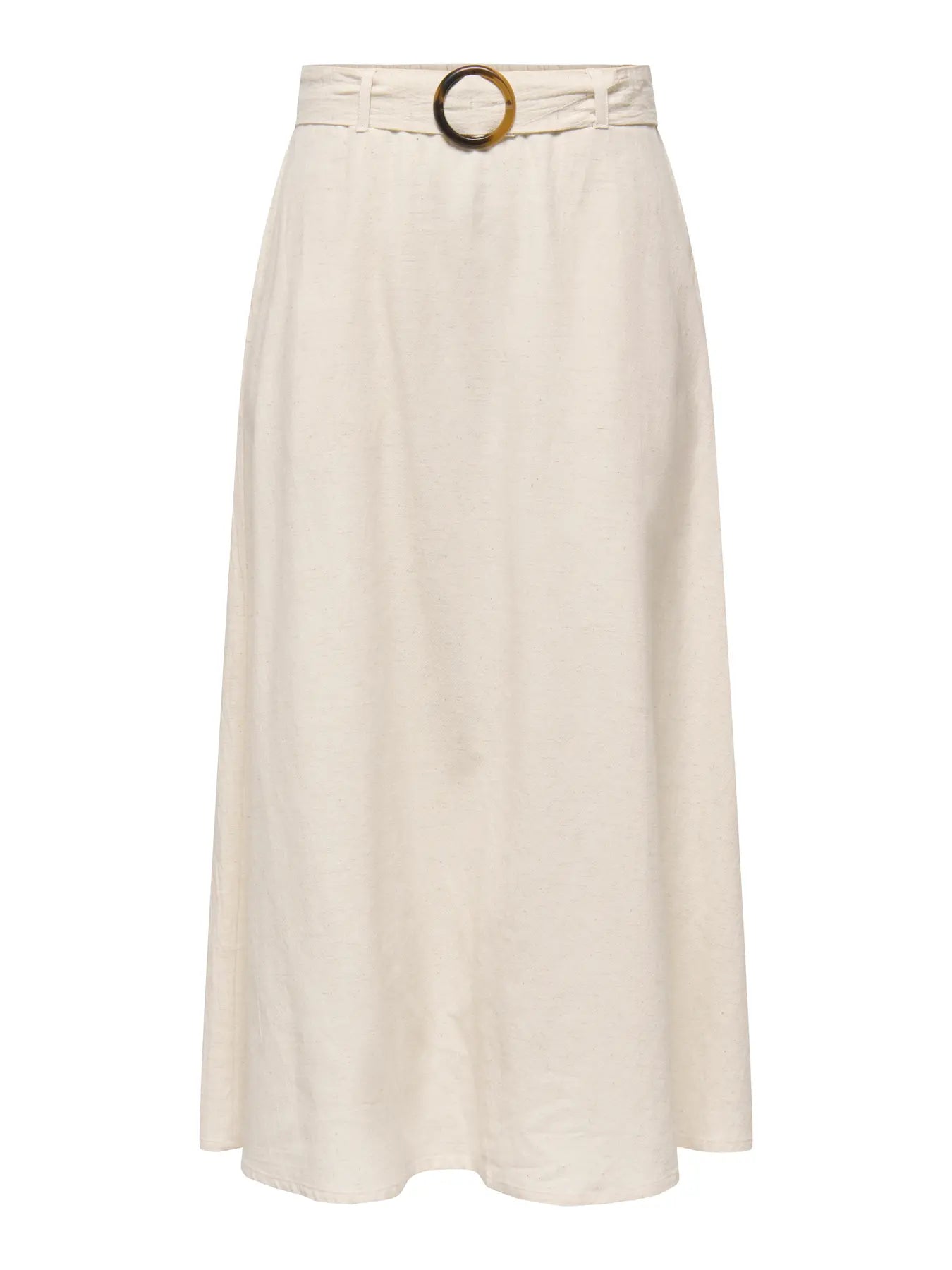 JDYMILAN LINEN HW BELTED SKIRT