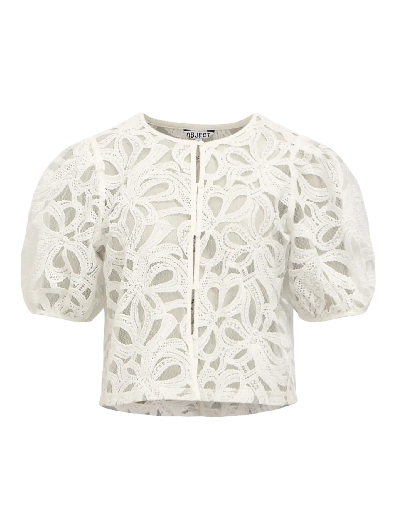 OBJROSE 2/4 RE SHIRT WHITE