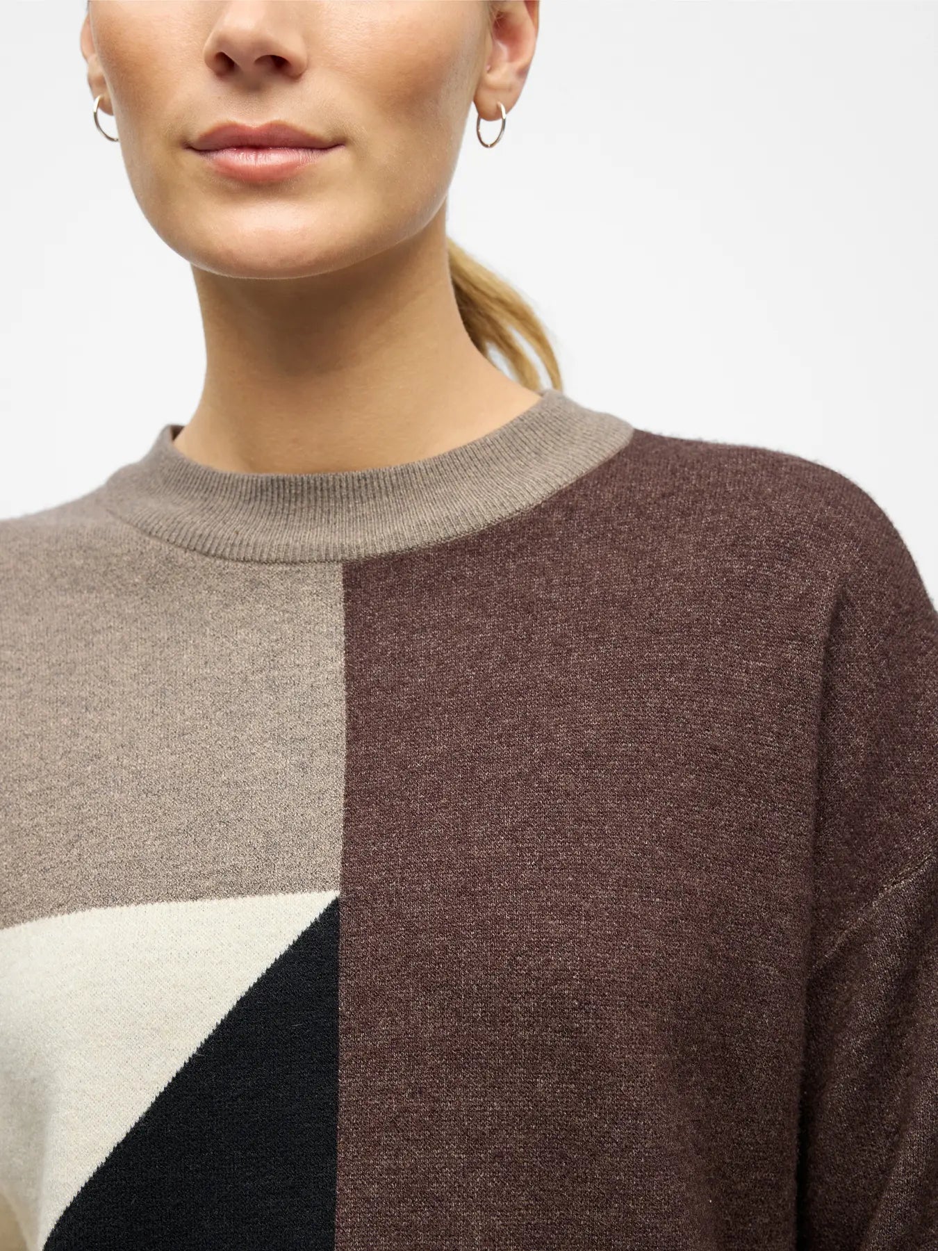 OBJRAY L/S KNIT PULLOVER