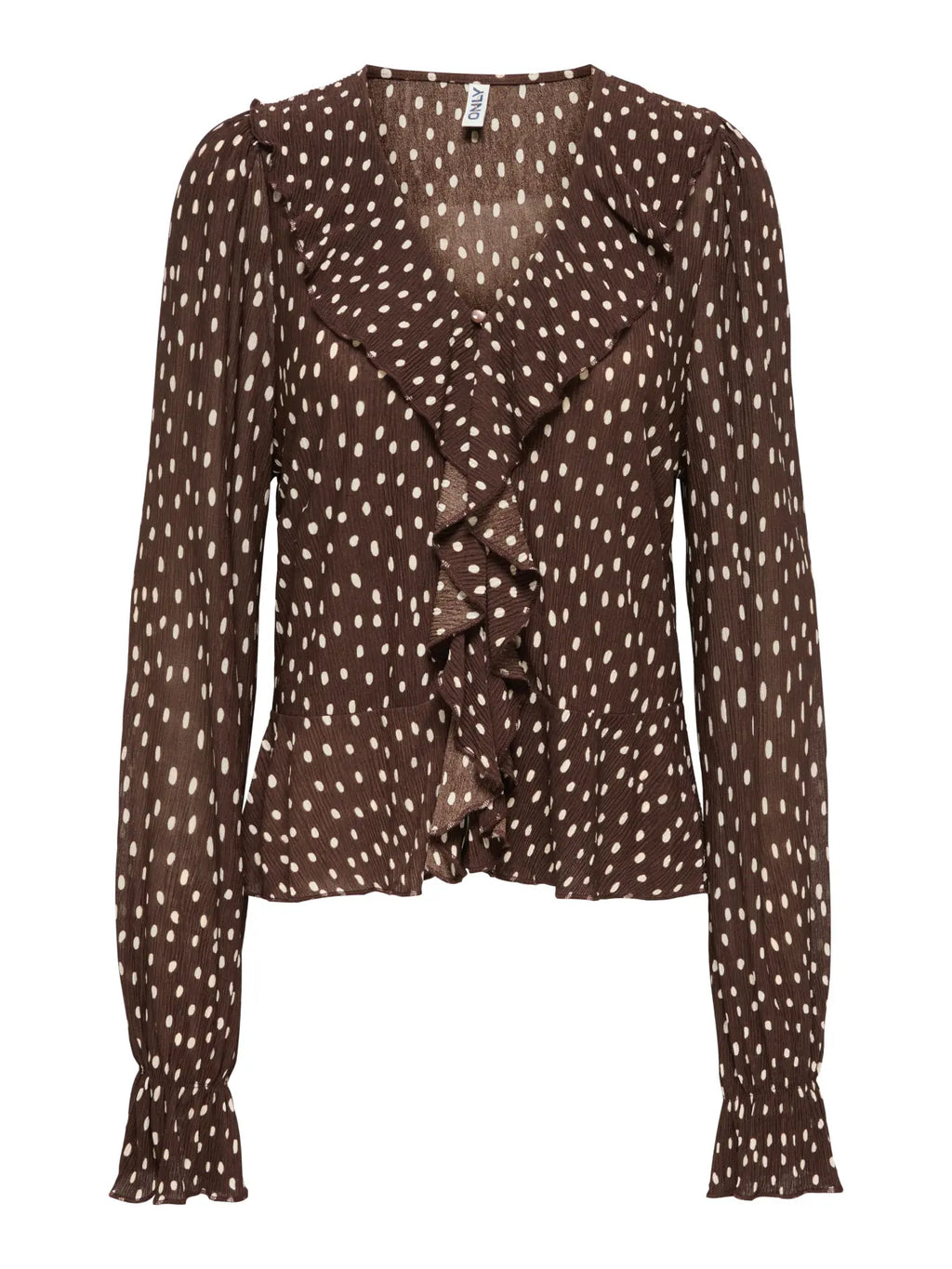 ONLKAFIE L/S FRILL TOP