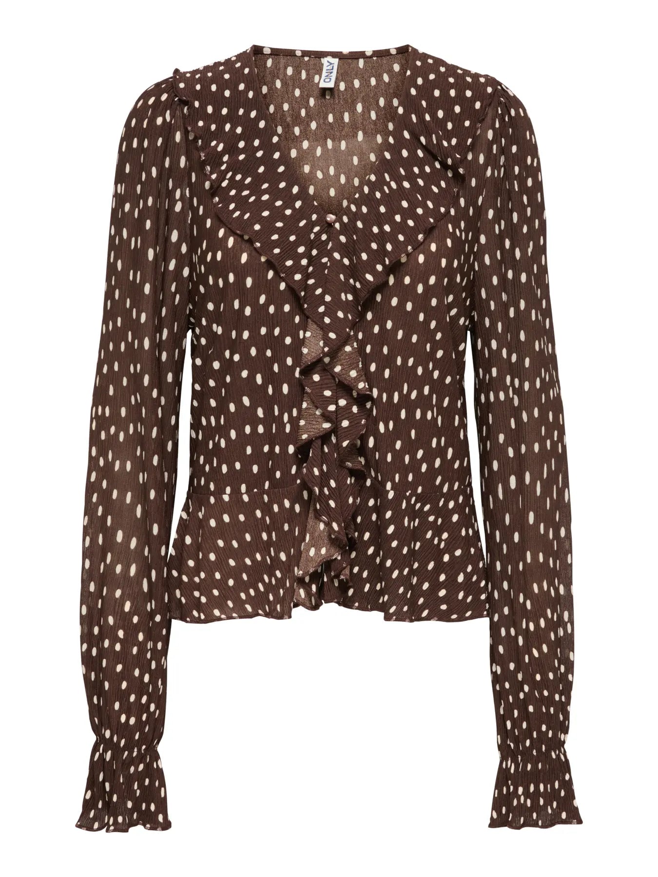 ONLKAFIE L/S FRILL TOP