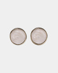 Ava Pearl Earrings- Pearl white