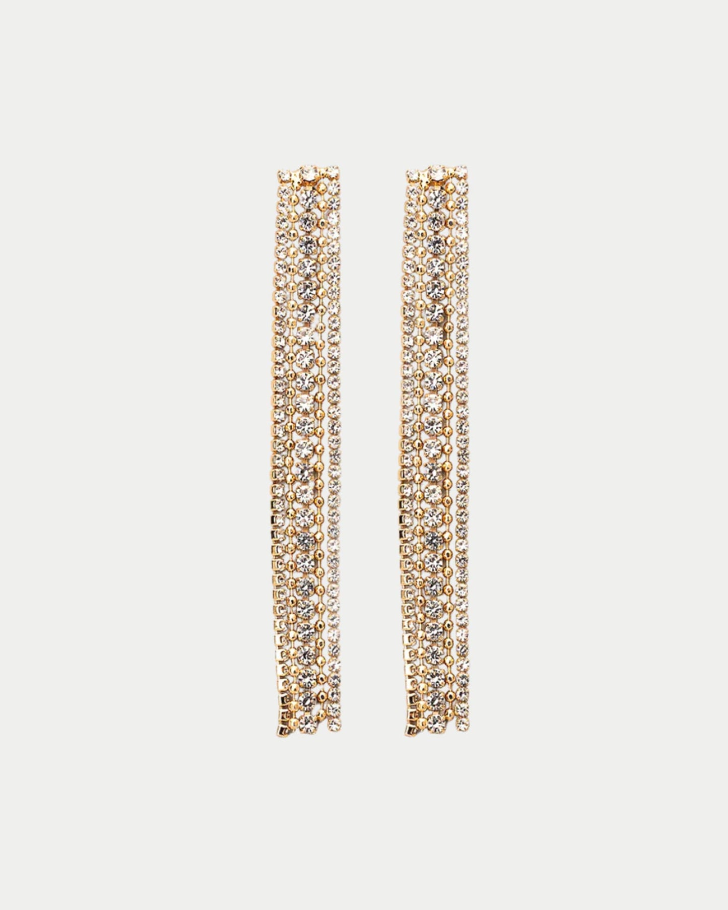 Strass Earrings Paris- GULD