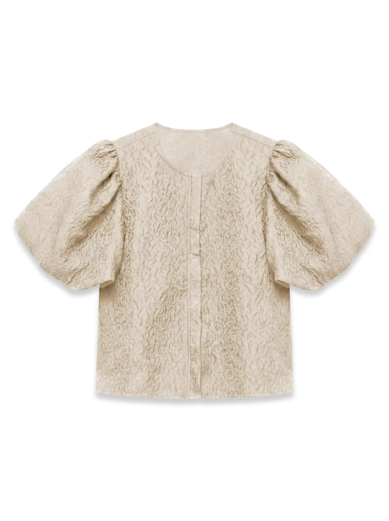VMLAIA 2/4 O-NECK TOP BIRCH