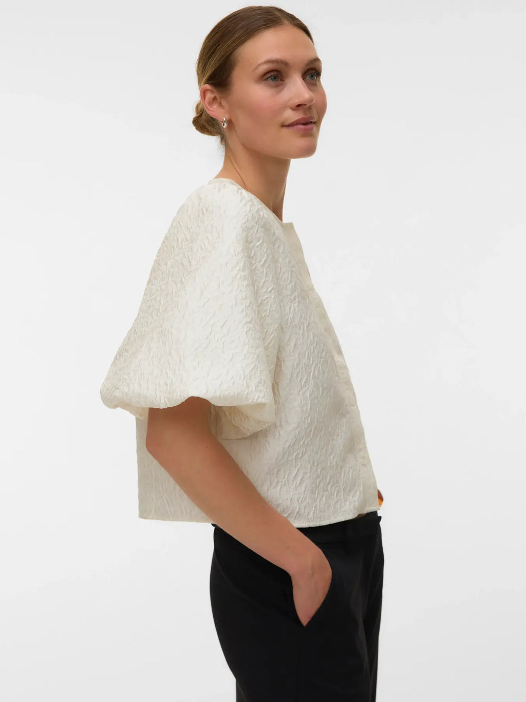 VMLAIA 2/4 O-NECK TOP BIRCH