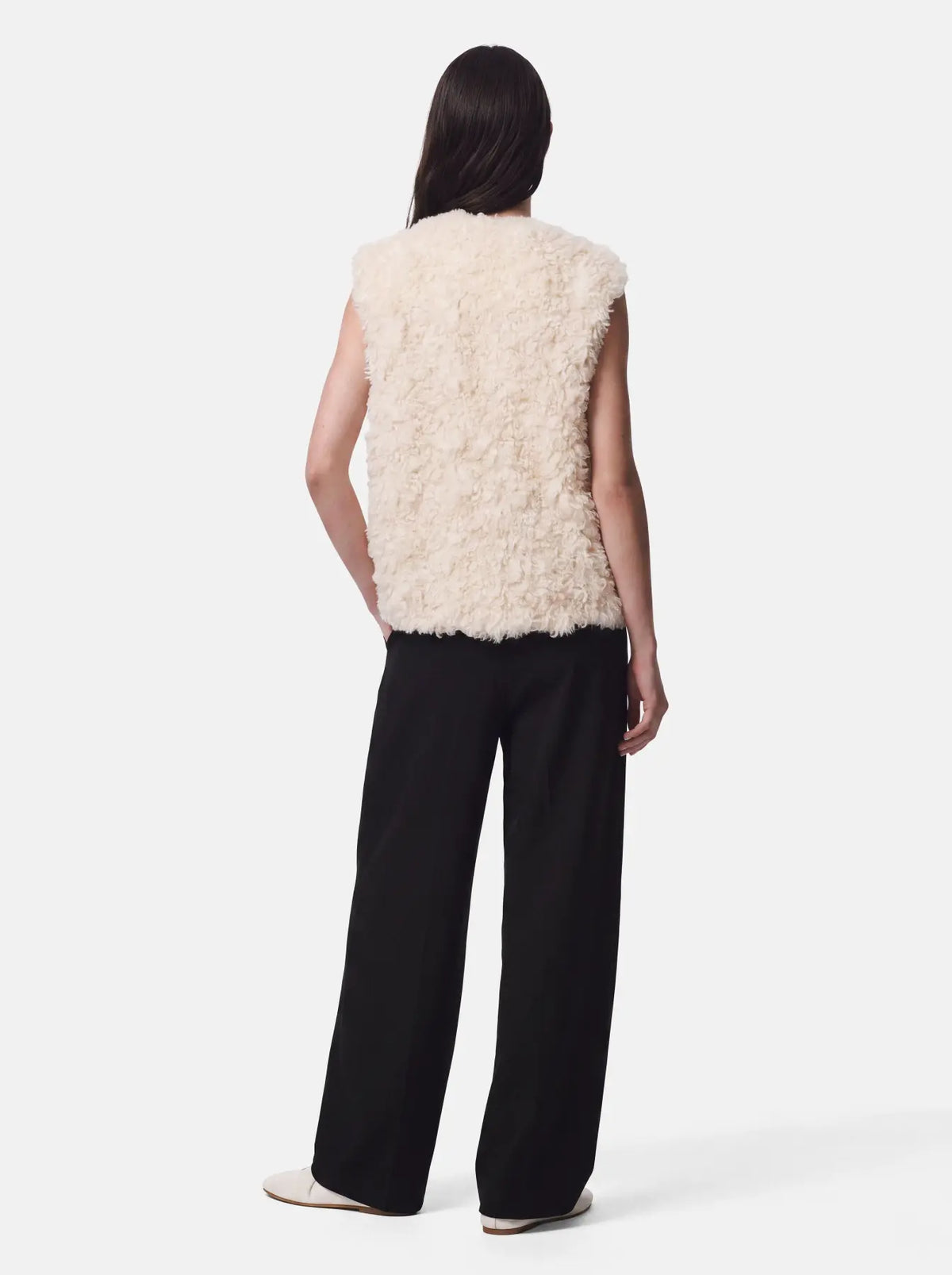 PCEVELYN FLUFFY VEST