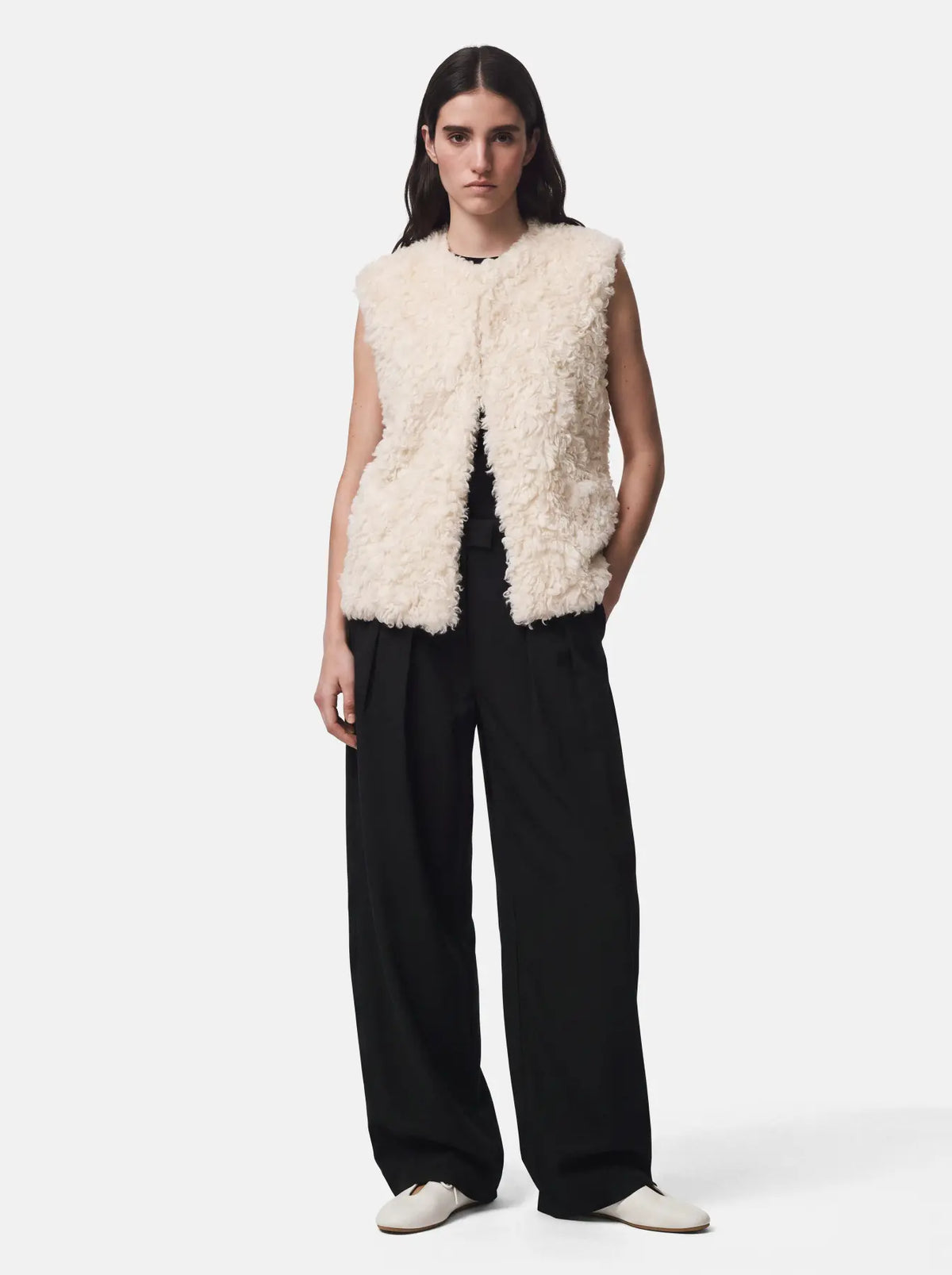 PCEVELYN FLUFFY VEST
