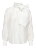 JDYULLA L/S BOW TOP CLOUD DANCER