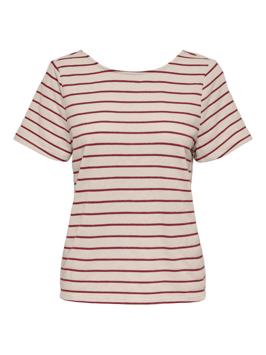 ONLJANA S/S TOP RED