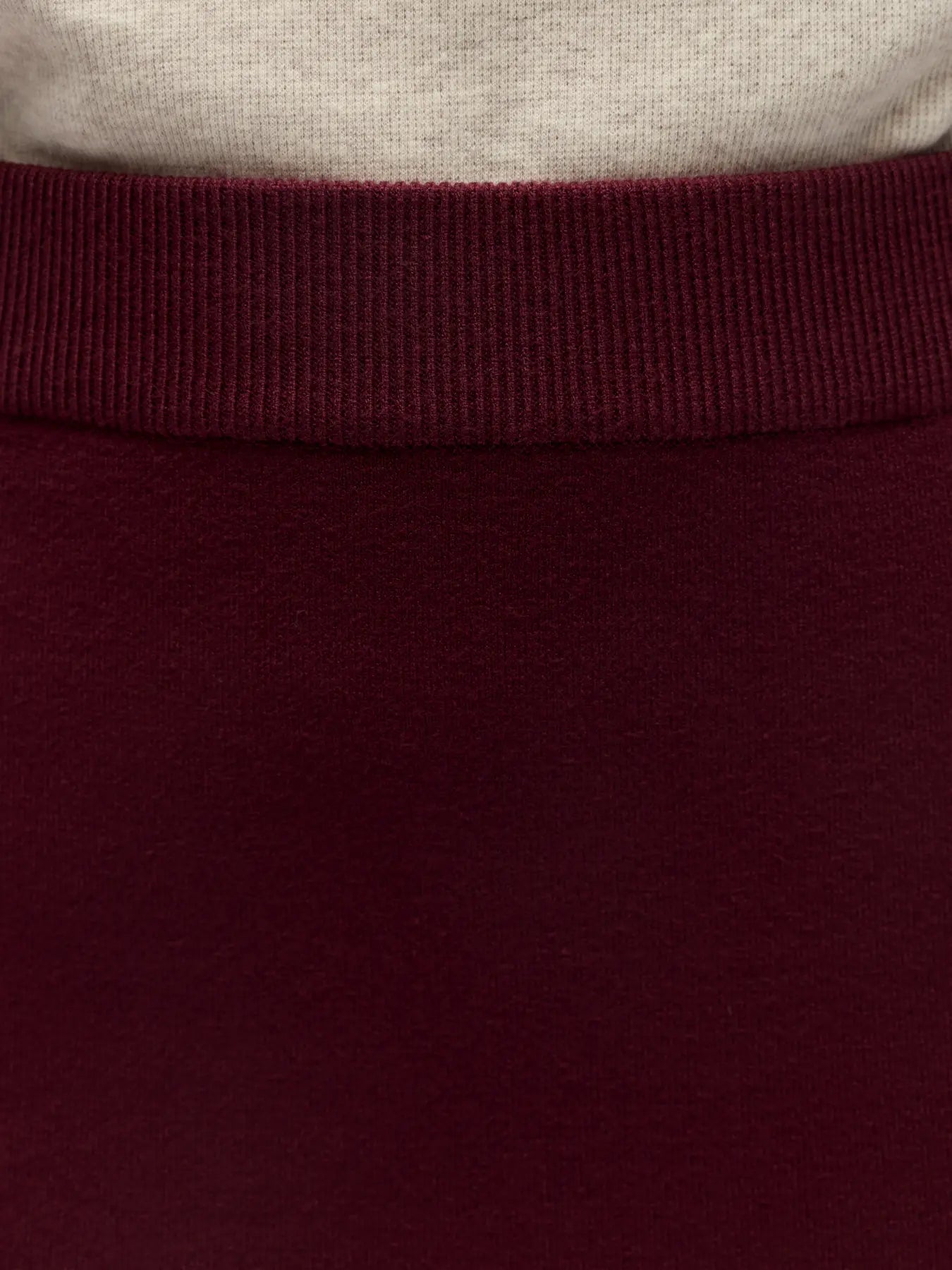 OBJREYNARD HW KNIT SKIRT WINDSOR WINE