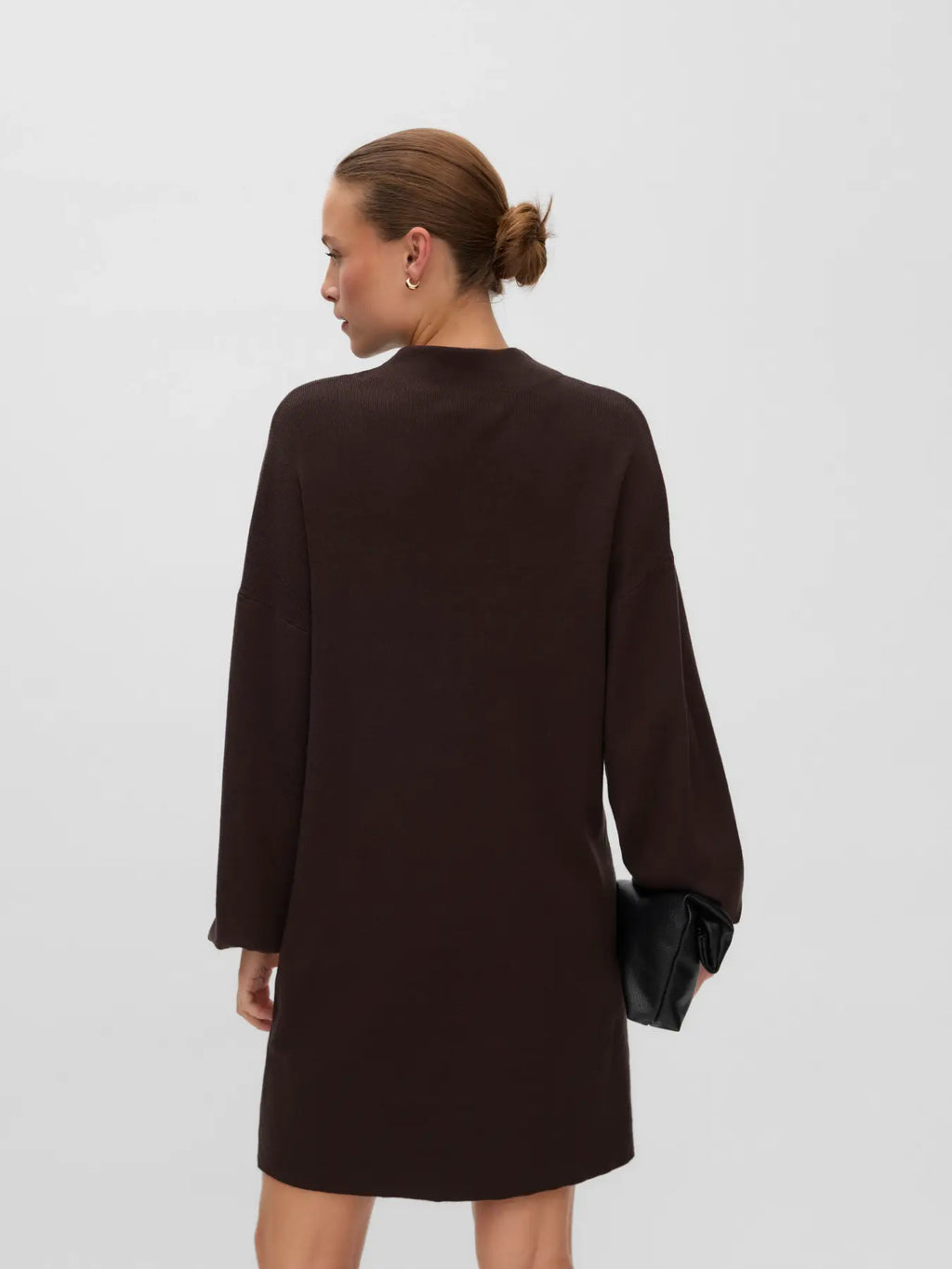 VMNANCY LS FUNNELNECK DRESS