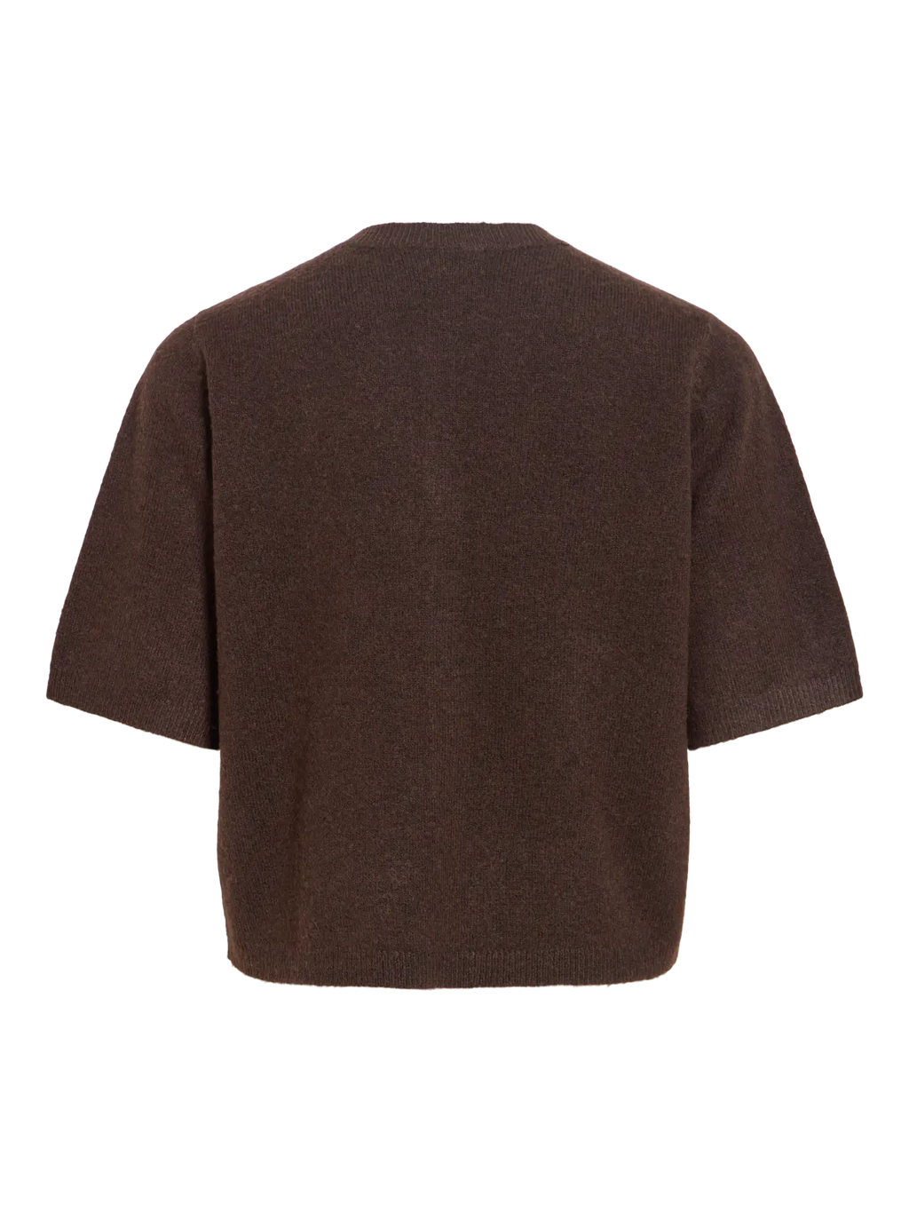 VILIGA 2/4 O-NECK KNIT CARDIGAN COFFEE BEAN