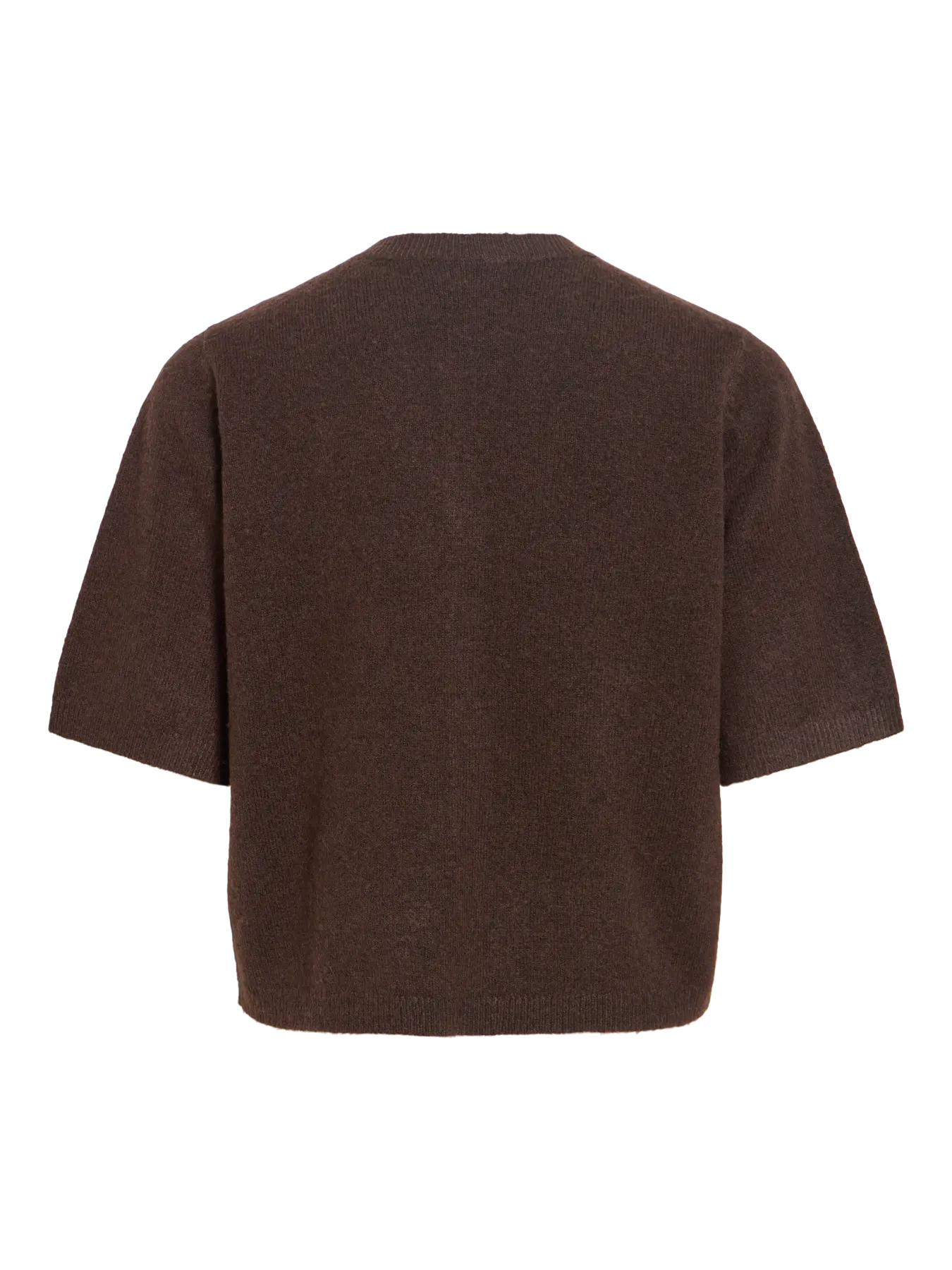 VILIGA 2/4 O-NECK KNIT CARDIGAN COFFEE BEAN