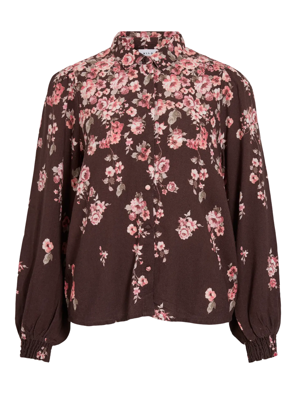 VIELMA L/S SHIRT COFFEE BEAN