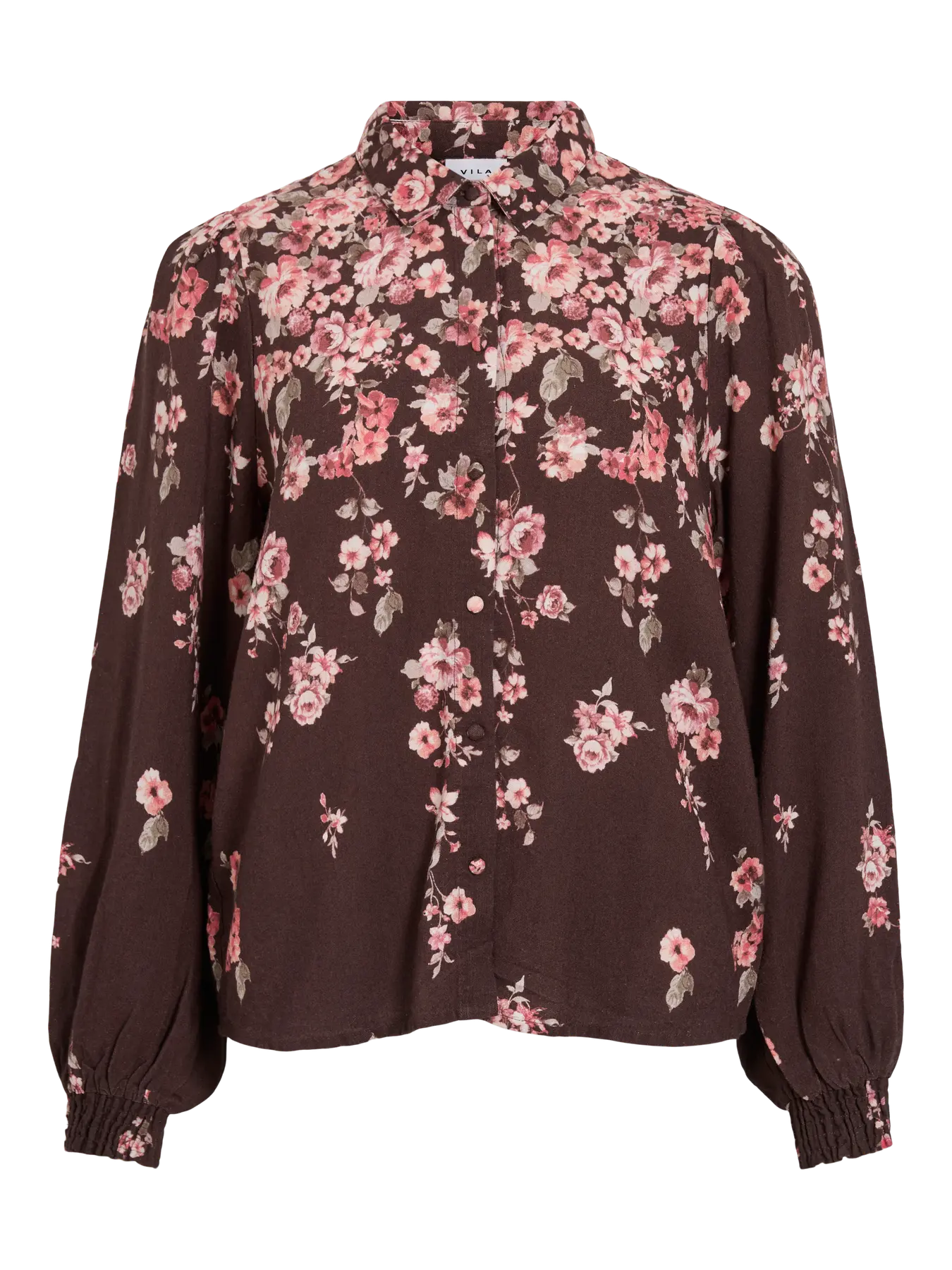 VIELMA L/S SHIRT COFFEE BEAN