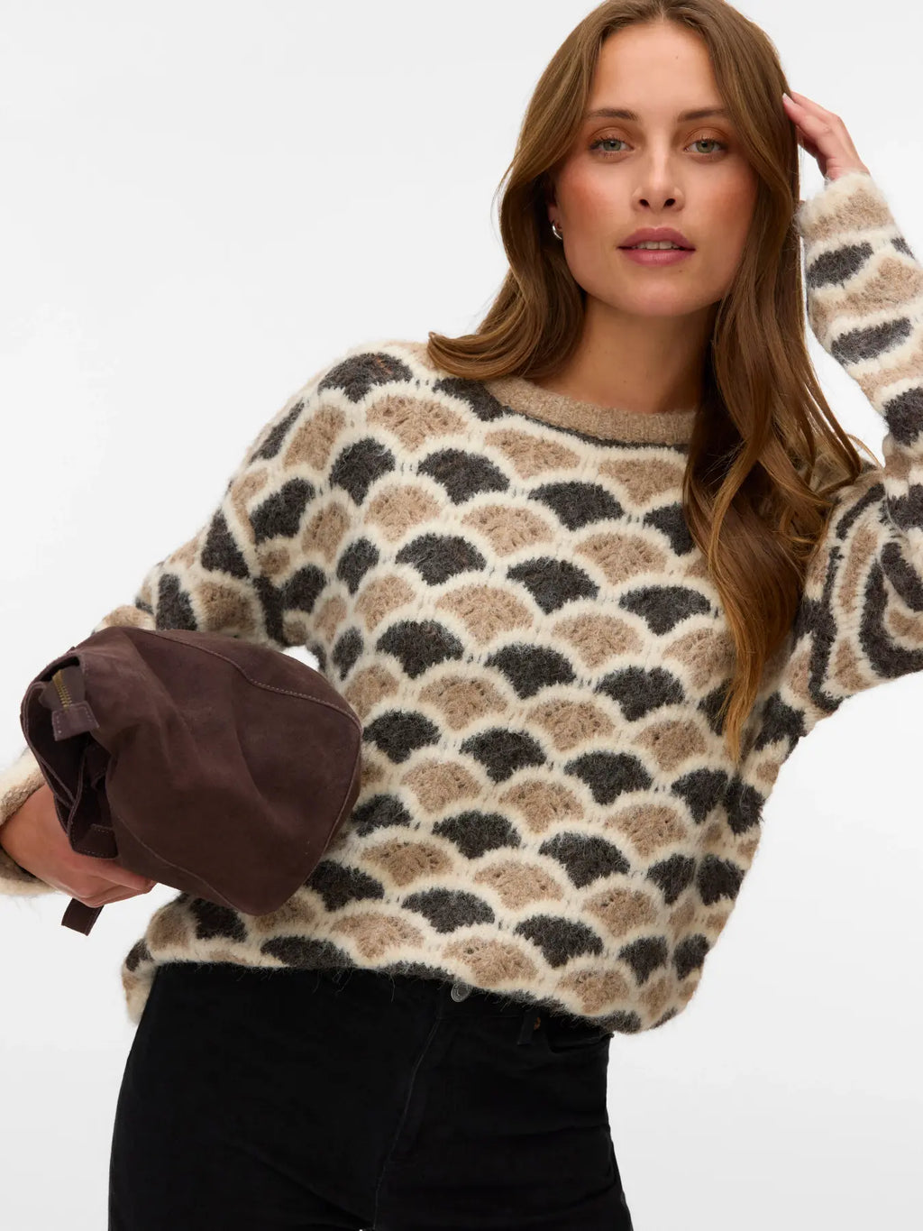 VMANNABELLE LS O-NECK PULLOVER
