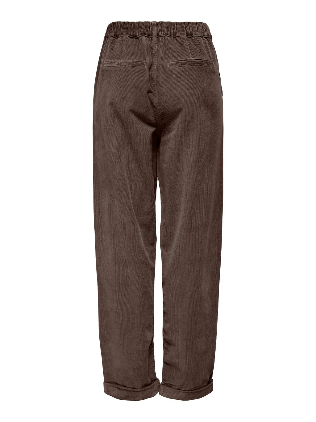 ONLFLORA MW CORD CAROT PANT CHOCOLATE BROWN