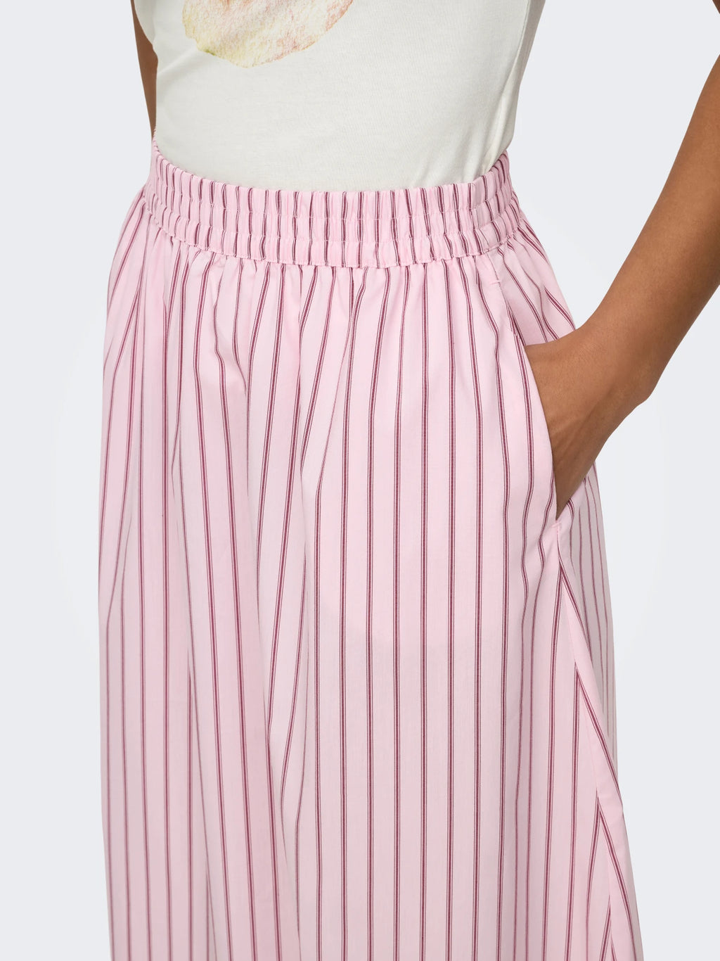 JDYMIO HW MIDI SKIRT PINK