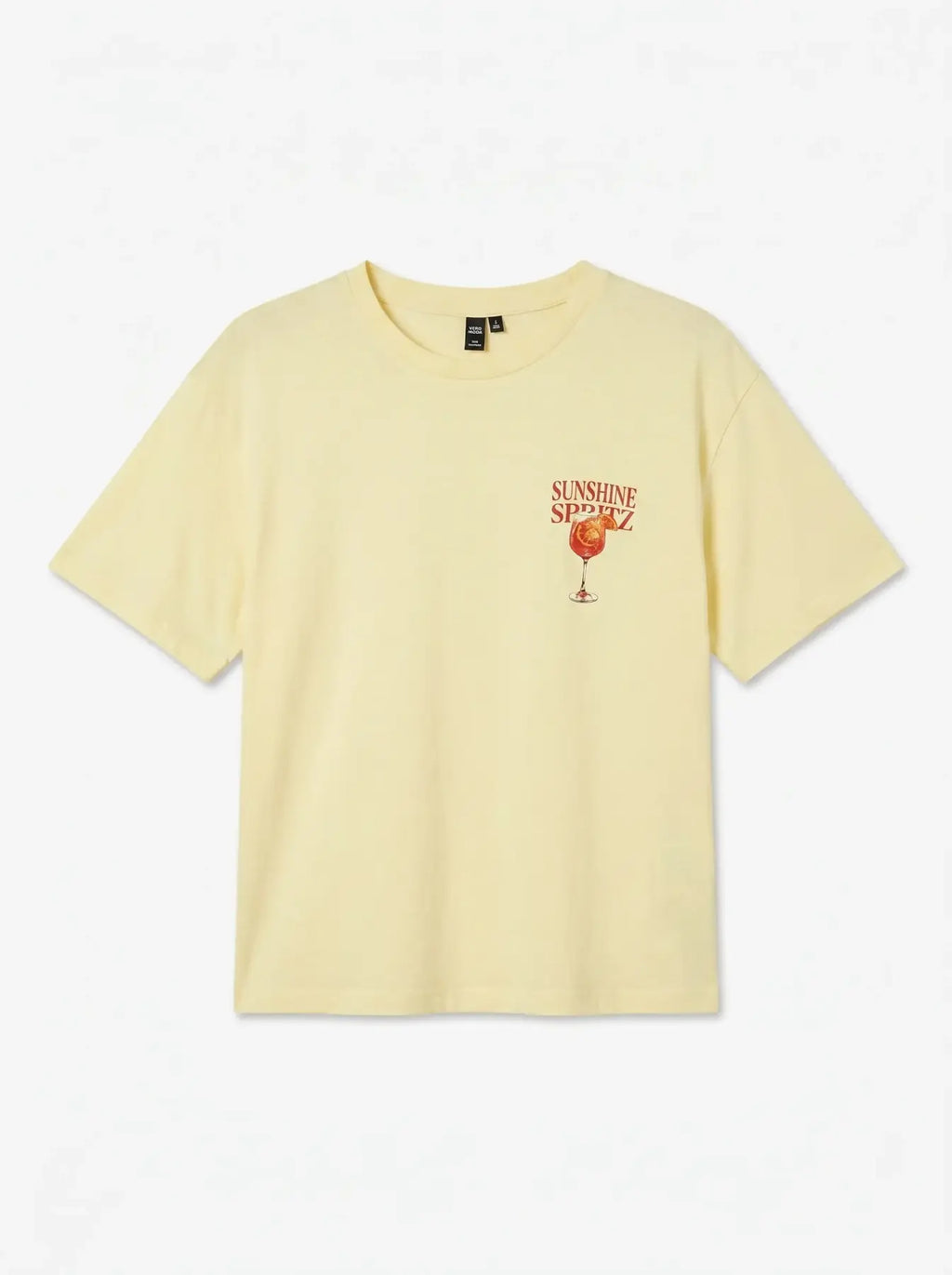 VMPAULINA THEA SS T-SHIRT SUNSHINE SPRITZ