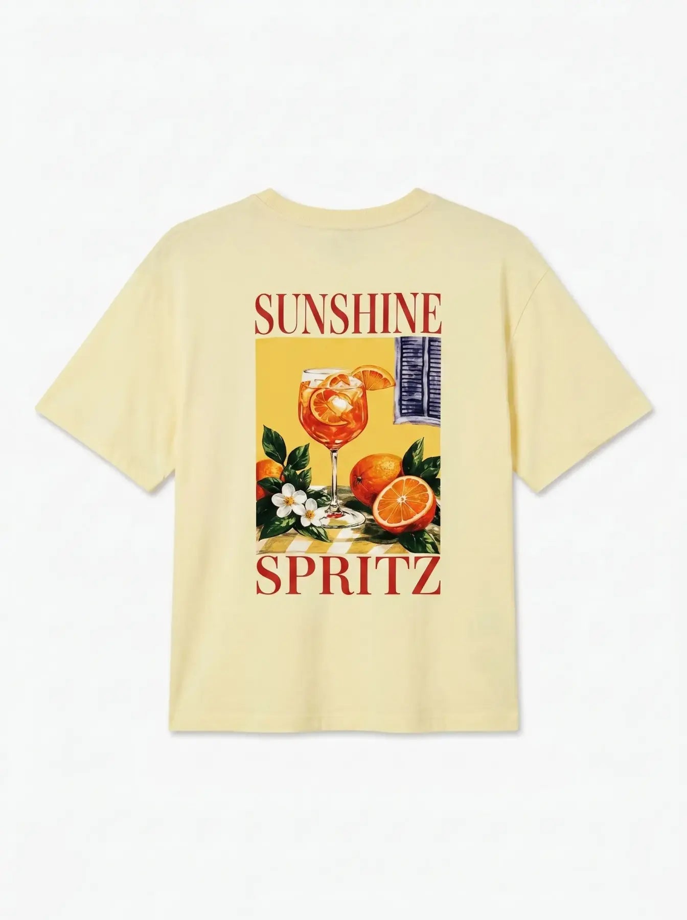 VMPAULINA THEA SS T-SHIRT SUNSHINE SPRITZ