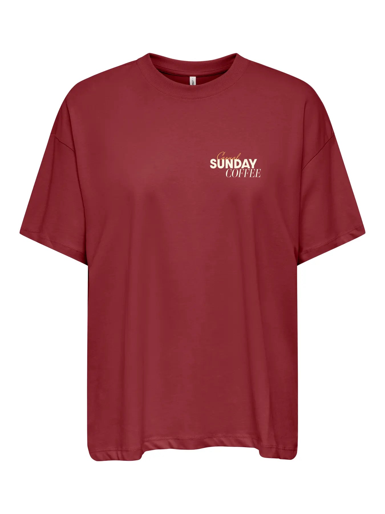 ONLVIVVI S/S LOVELY BRICK RED