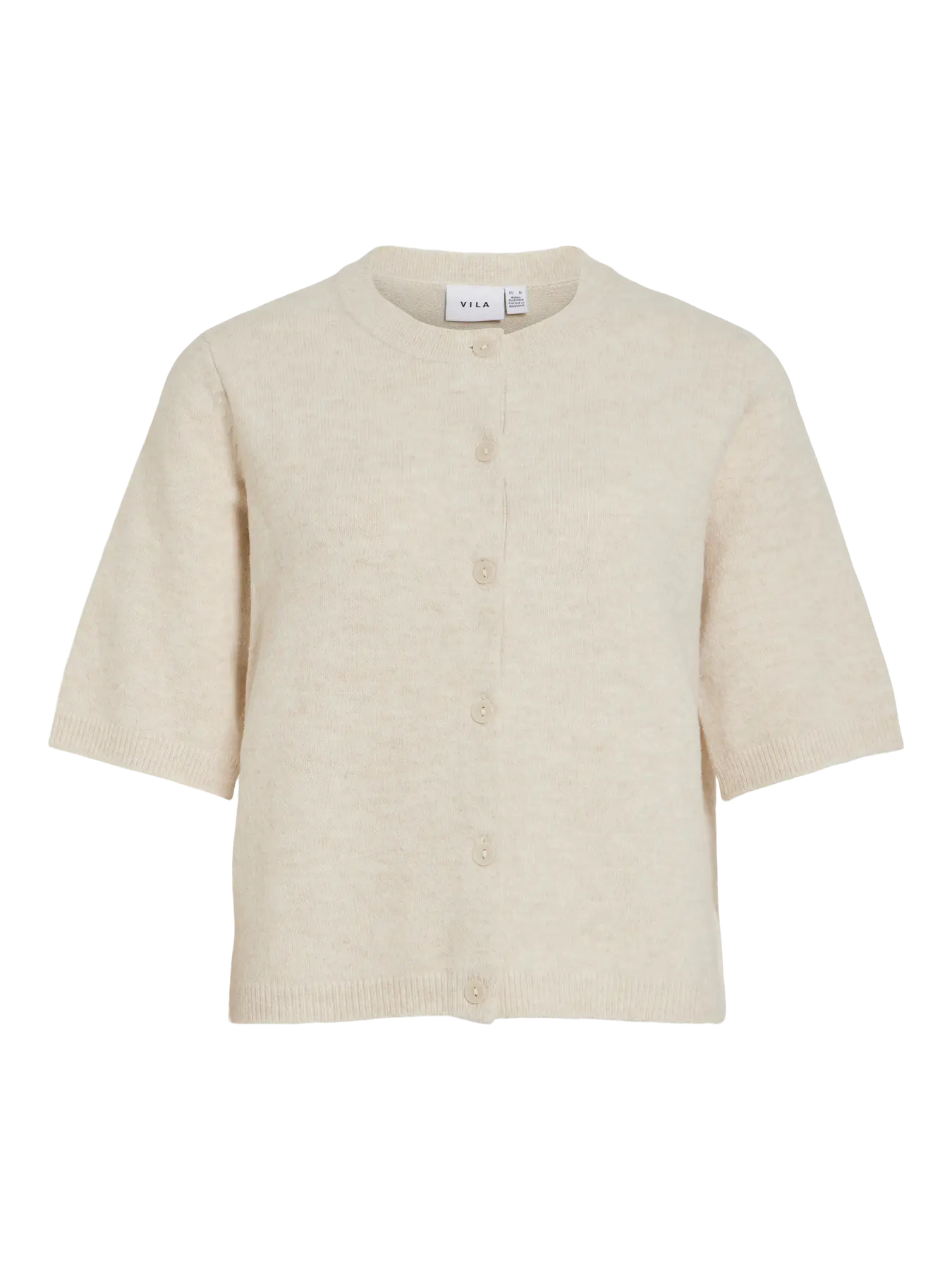VILIGA 2/4 O-NECK KNIT CARDIGAN BIRCH