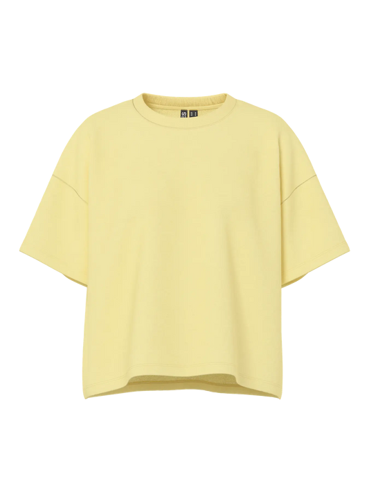 PCCHILLI 2/4 LOOSE SWEAT YELLOW