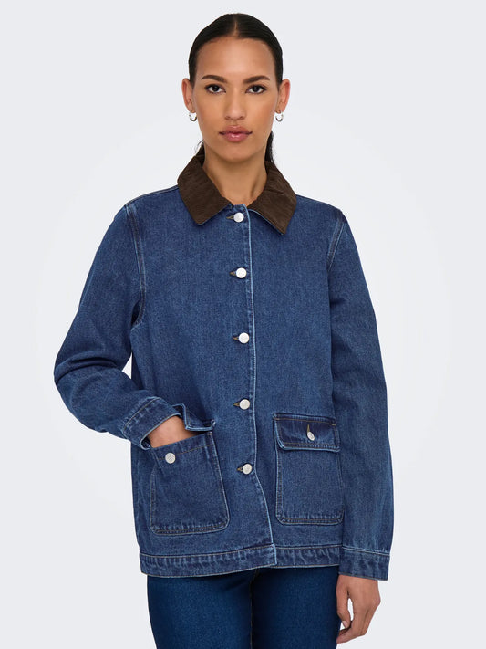 ONLFRANKIE LS CORD DNM JKT