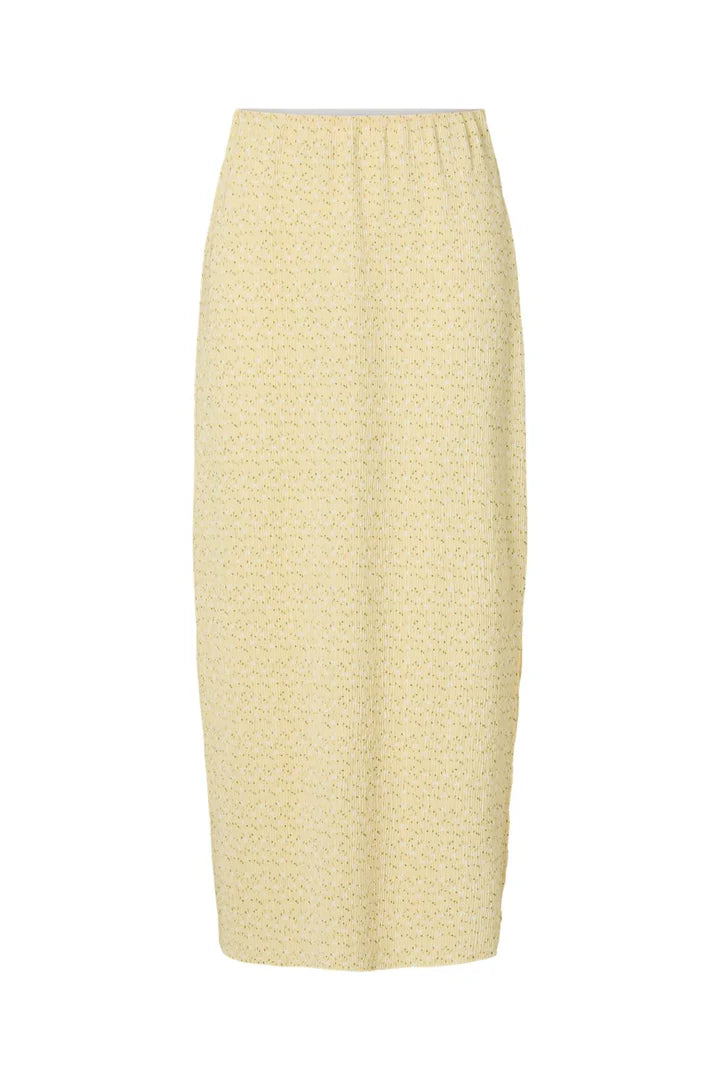 PCFLORA HW ANKLE SKIRT YELLOW