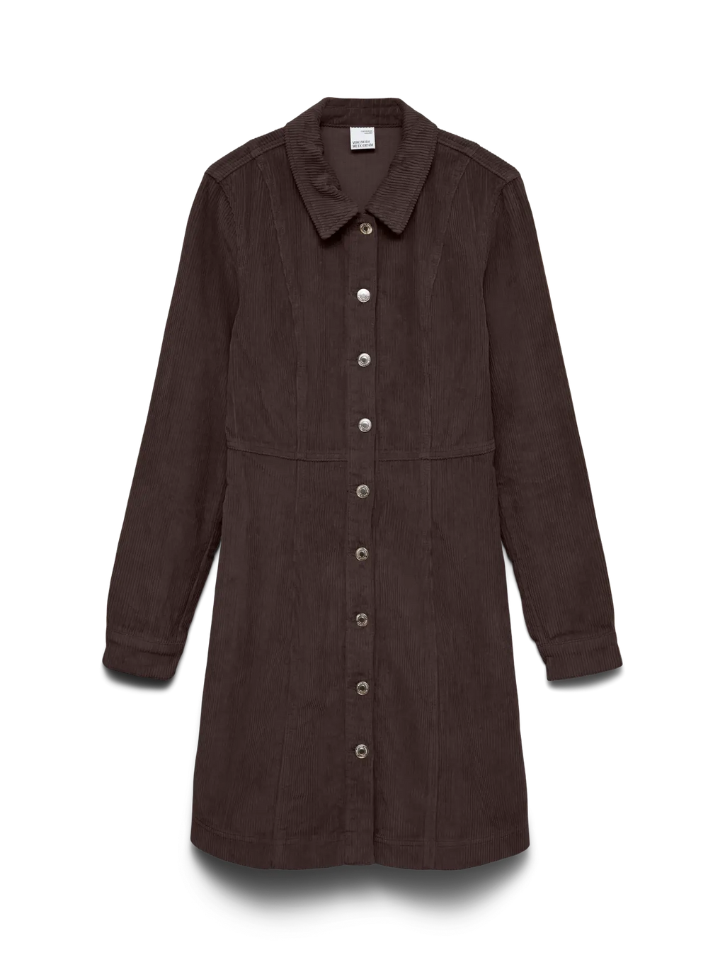 VMDAISY LS SHORT CORD DRESS CHOCOLATE TORTE