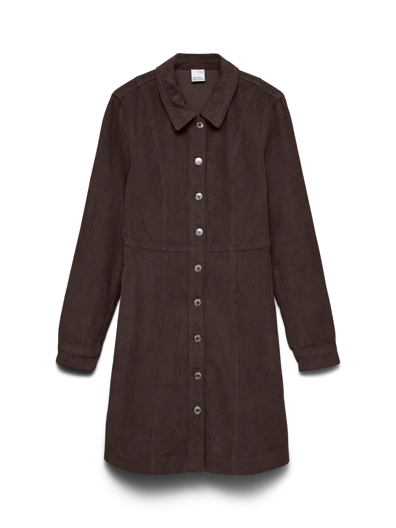 VMDAISY LS SHORT CORD DRESS CHOCOLATE TORTE