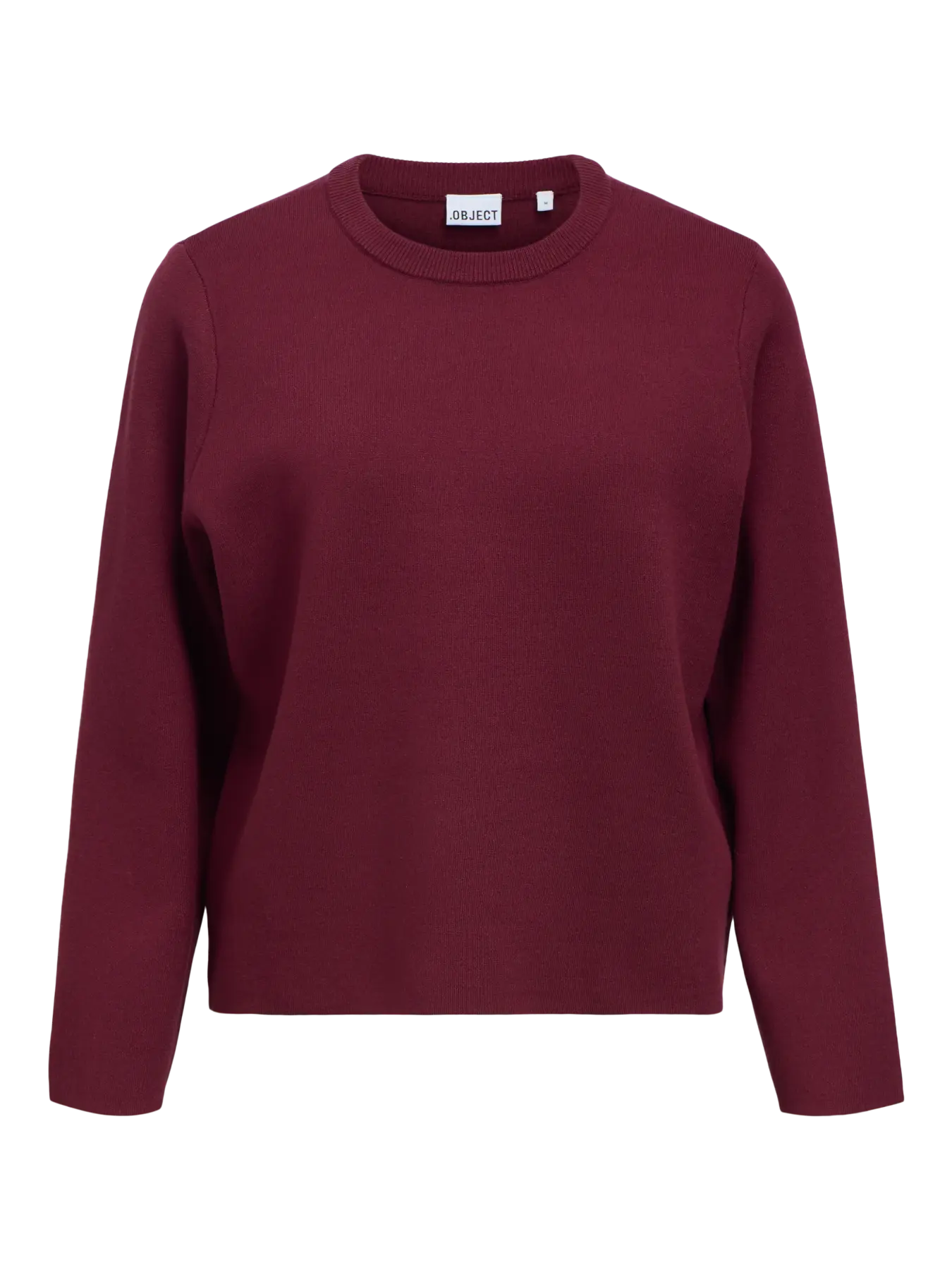 OBJREYNARD O-NECK PULLOVER WINDSOR WINE