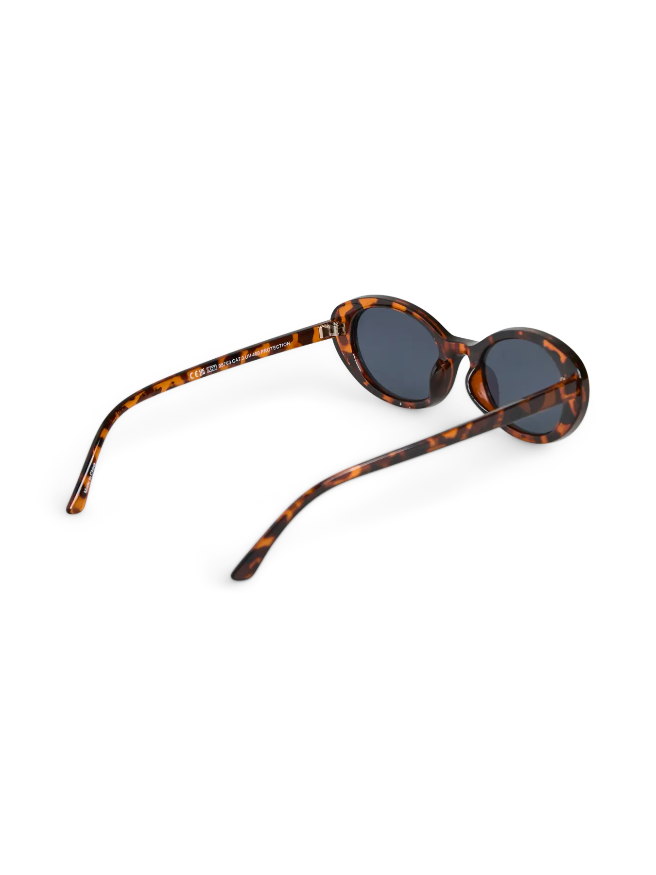 PCSANNA SUNGLASSES BROWN STONE TURTLE