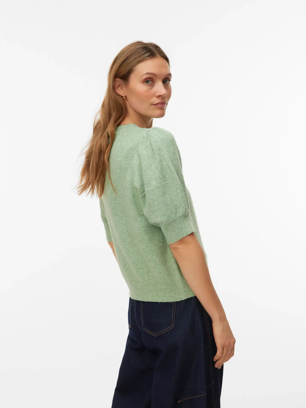 VMDOFFY 2/4 O-NECK PULLOVER MISTLETOE