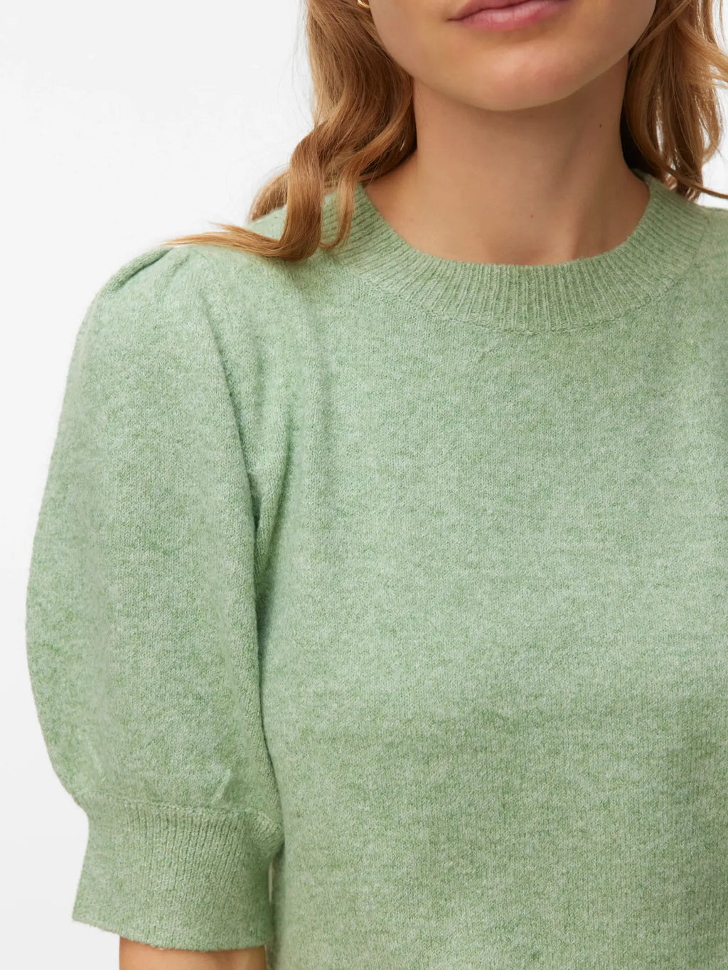 VMDOFFY 2/4 O-NECK PULLOVER MISTLETOE