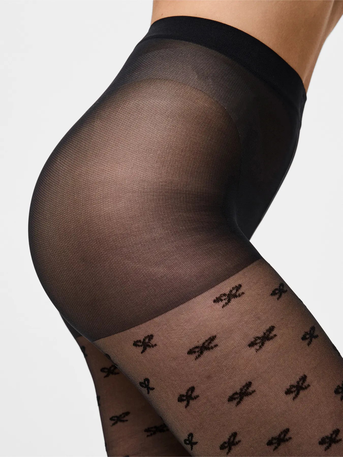 PCJUA XMAS BOW TIGHTS