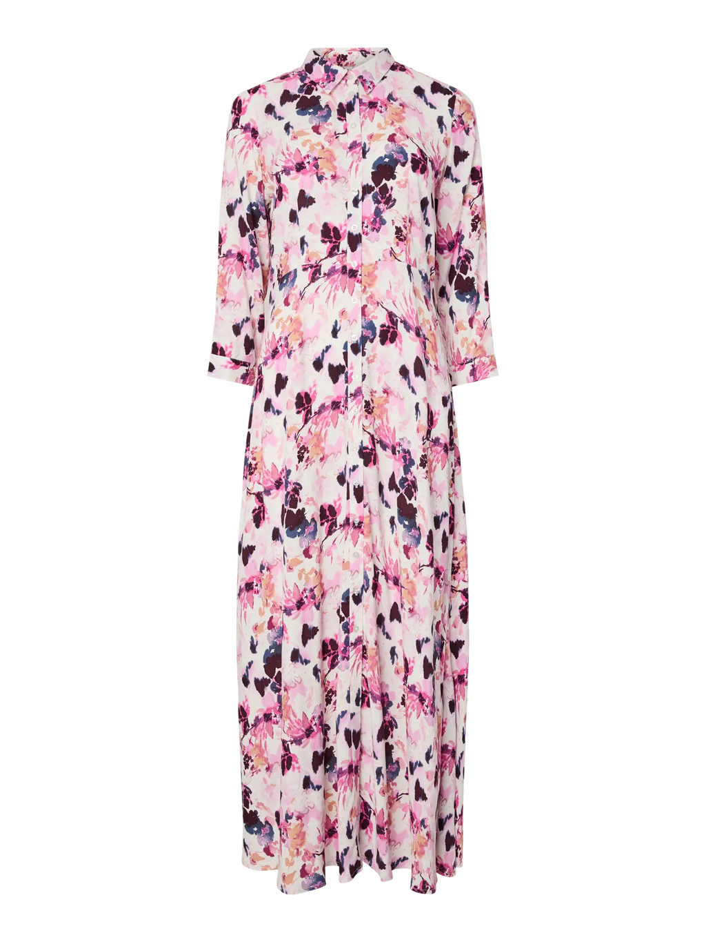 YASSAVANNA LONG SHIRT DRESS PRISTINE LYNN
