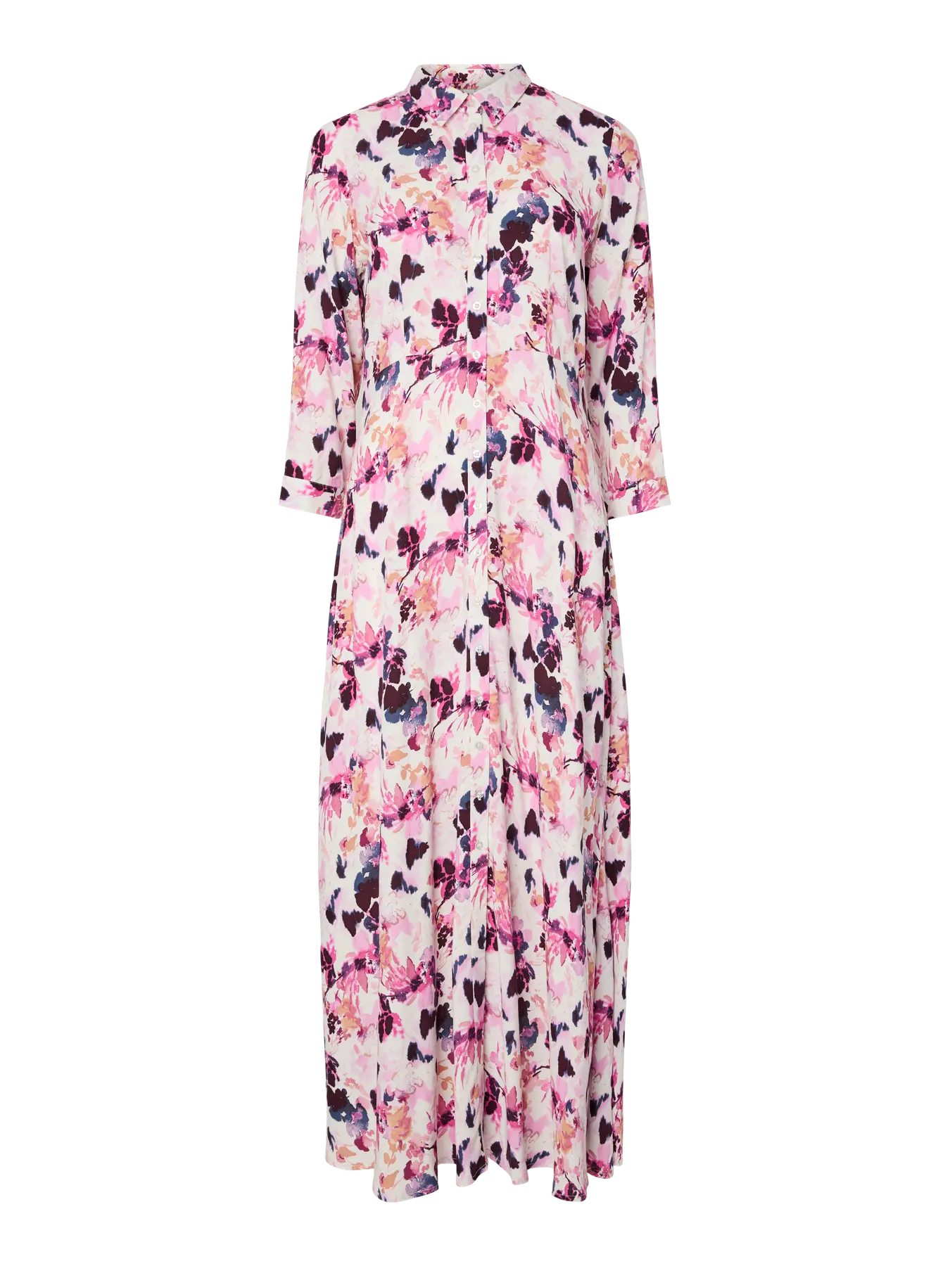 YASSAVANNA LONG SHIRT DRESS PRISTINE LYNN