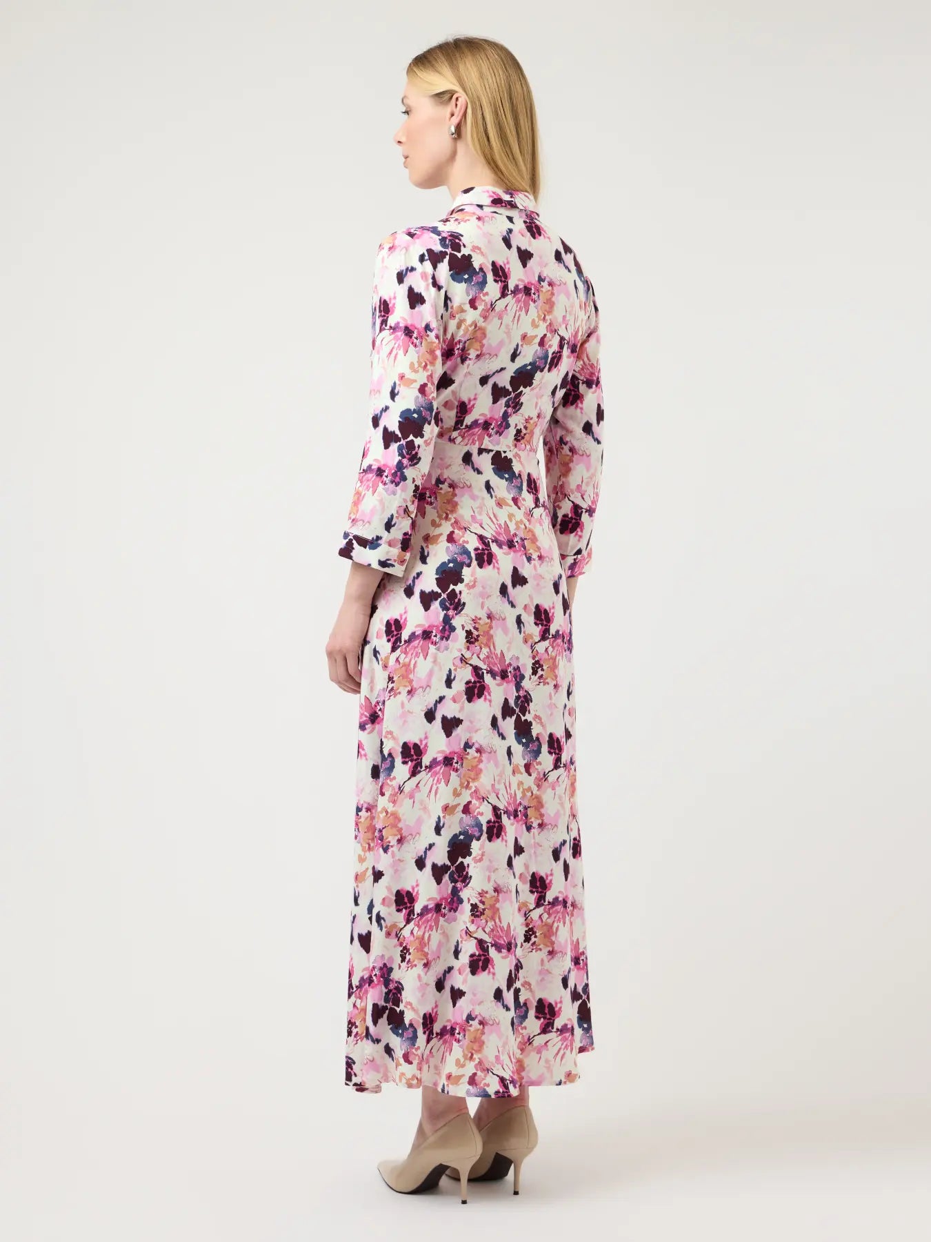 YASSAVANNA LONG SHIRT DRESS PRISTINE LYNN